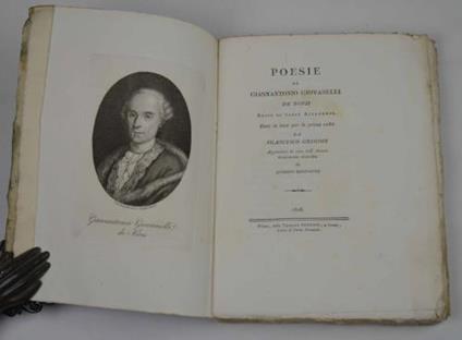 Poesie date in luce per la prima volta da Francesco Gregori. Aggiuntavi la vita dell'autore brevemente descritta da Quirino Bertocchi. - copertina
