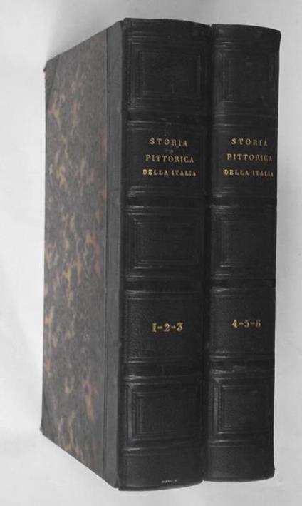 Storia pittorica della Italia dal risorgimento delle Belle Arti fin presso al fine del XVIII. secolo… Edizione quinta - Luigi Lanzi - copertina