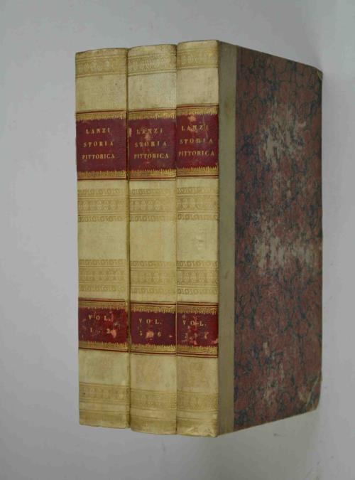Storia pittorica della Italia dal risorgimento delle Belle Arti fin presso al fine del XVIII. secolo Edizione quinta - Luigi Lanzi - copertina