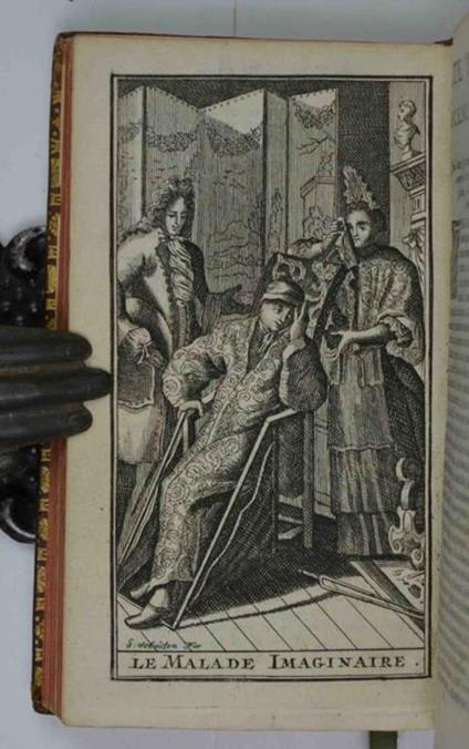 Les Oeuvres. Nouvelle Edition. Revue, Corrigee et Augmontée, d'une nouvelle Vie de l'Auteur, & de la Princesse d'Elide. - Molière - copertina