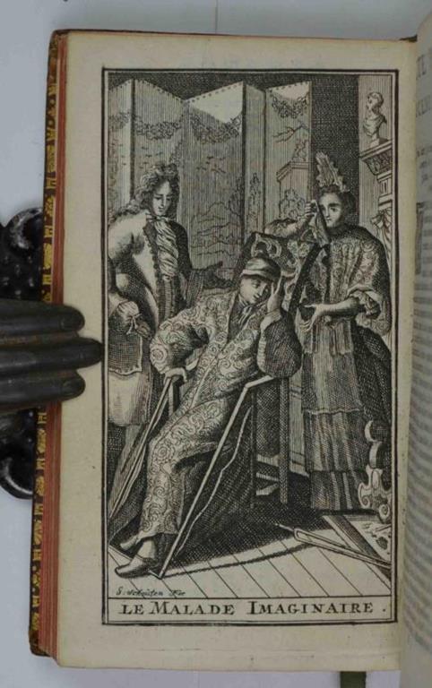 Les Oeuvres. Nouvelle Edition. Revue, Corrigee et Augmontée, d'une nouvelle Vie de l'Auteur, & de la Princesse d'Elide. - Molière - copertina