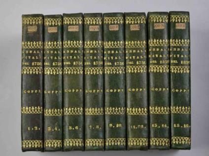 Annali d'Italia dal 1750 sino à giorni nostri… - A. Coppi - copertina