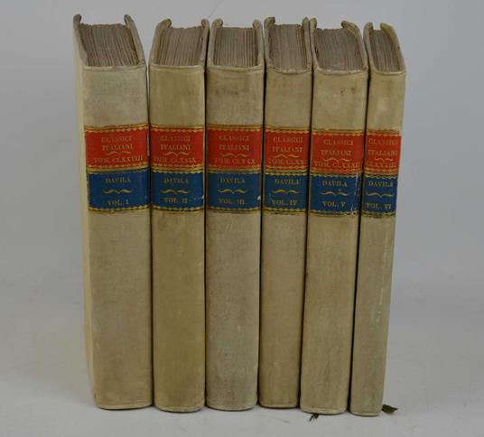 Dell'istoria delle guerre civili di Francia - Arrigo C. Davila - copertina