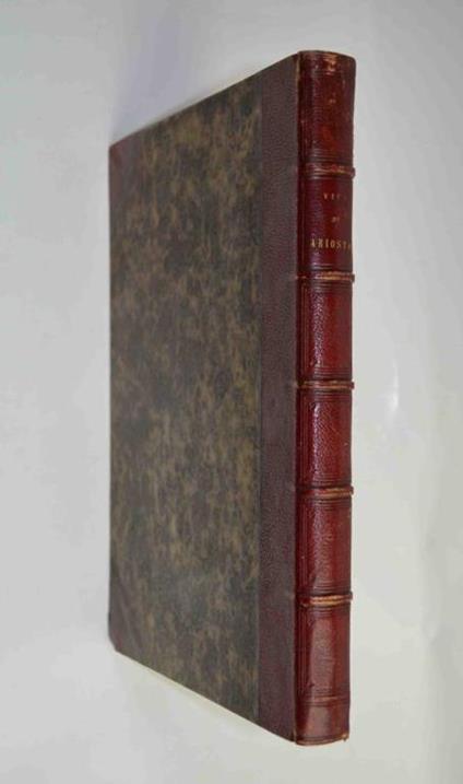 La vita di M. Lodovico Ariosto - Girolamo Baruffaldi - copertina