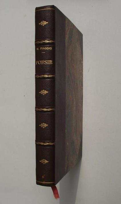 Poesie in dialetto genovese con un Trattato d'Ortografia Dialettale Prefazione di L.A. Cervetto. Quinta edizione accuratamente riveduta da Giulio Gatti - Martino Piaggio - copertina