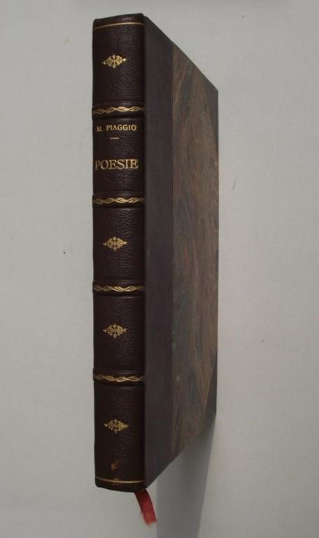 Poesie in dialetto genovese con un Trattato d'Ortografia Dialettale Prefazione di L.A. Cervetto. Quinta edizione accuratamente riveduta da Giulio Gatti - Martino Piaggio - copertina