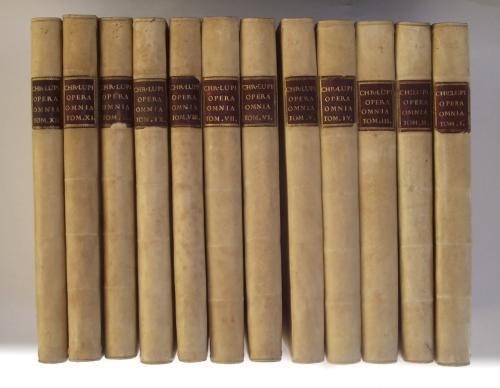 Synodorum generalium, ac provincialium decreta, et canones, scholiis, notis, ac historica actorum dissertatione illustrati, per F. Christianum Lupum, Iprensem, Ordinis Heremitarum Sancti Augustini, Sacrae Theologiae in alma Lovaniensi Universitate do - Chretien Lupus - copertina