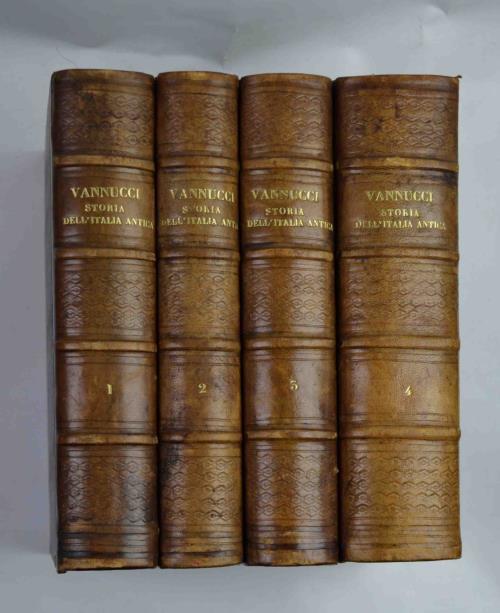 Storia dell'Italia antica. Terza edizione, corretta e illustrata coi monumenti - Atto Vannucci - copertina
