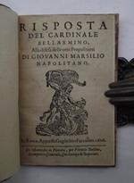 Risposta. alla difesa delle otto Propostioni di Giovanni Marsilio napolitano