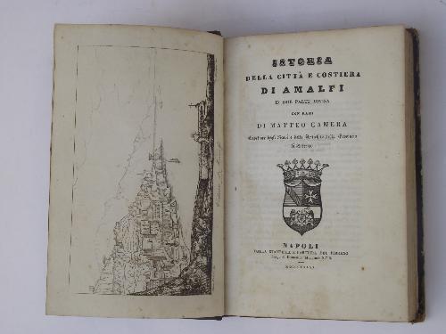 Istoria della città e costiera di Amalfi in due parti divisa - Matteo Camera - copertina