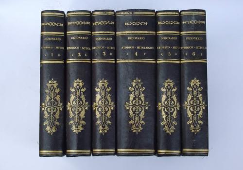 Dizionario storico-mitologico di tutti i popoli del mondo compilato sulle tracce di Noel, Millin, La Porte, Dupuis, Rabaud, S. Etienne ec. ec - G. Pozzoli - copertina