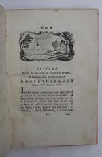 Lettera. Sul prendere, come dicono, l'aria, e il sole