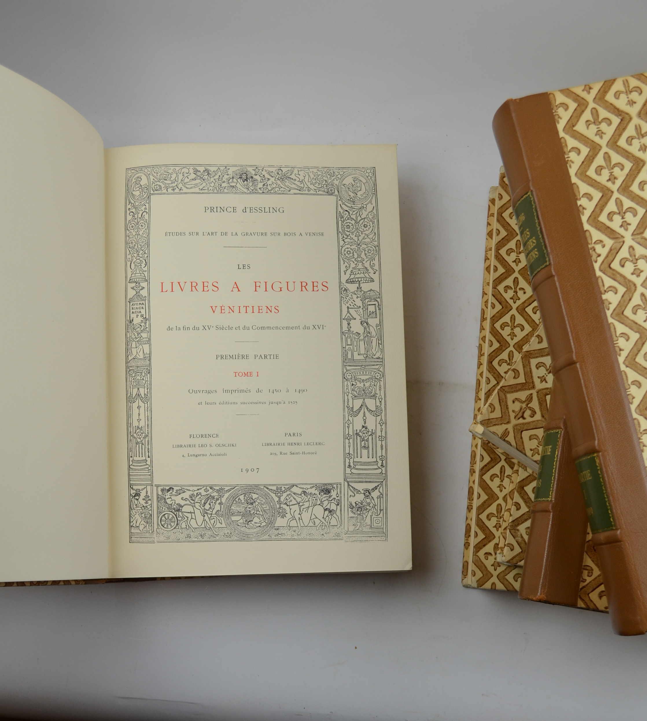 Les livres a figures vénitiens de la fin du XV. Siècle et du Commencement du XVI