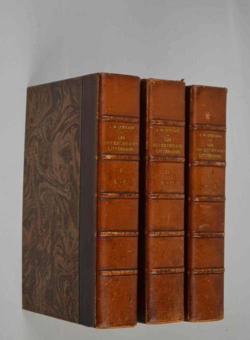 Les Supercheries littéraires dévoilées. Galerie des écrivains français de toute l'Europe qui se sont déguisés sous des anagrammes, des astéronymes, des cryptonymes, des initialismes, des noms littéraires, des pseudonymes facétieux ou bizarres, etc. Secon - Joseph M. Querard - copertina