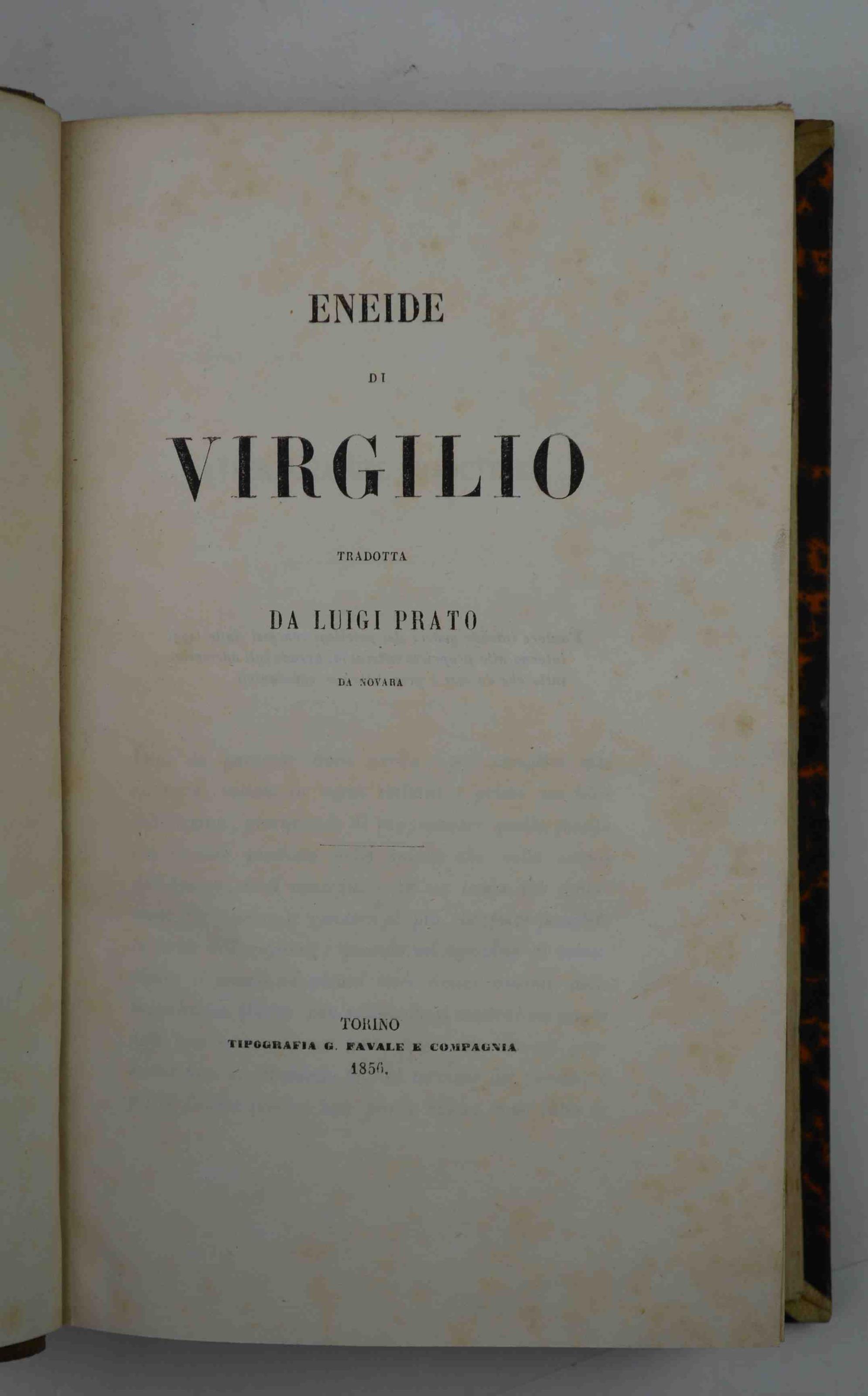 Eneide. tradotta da Luigi Prato da Novara