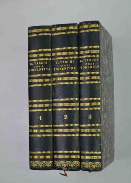 Storia fiorentina con aggiunte e correzioni tratte dagli autografi e corredata di note per cura di Lelio Arbib - Benedetto Varchi - copertina
