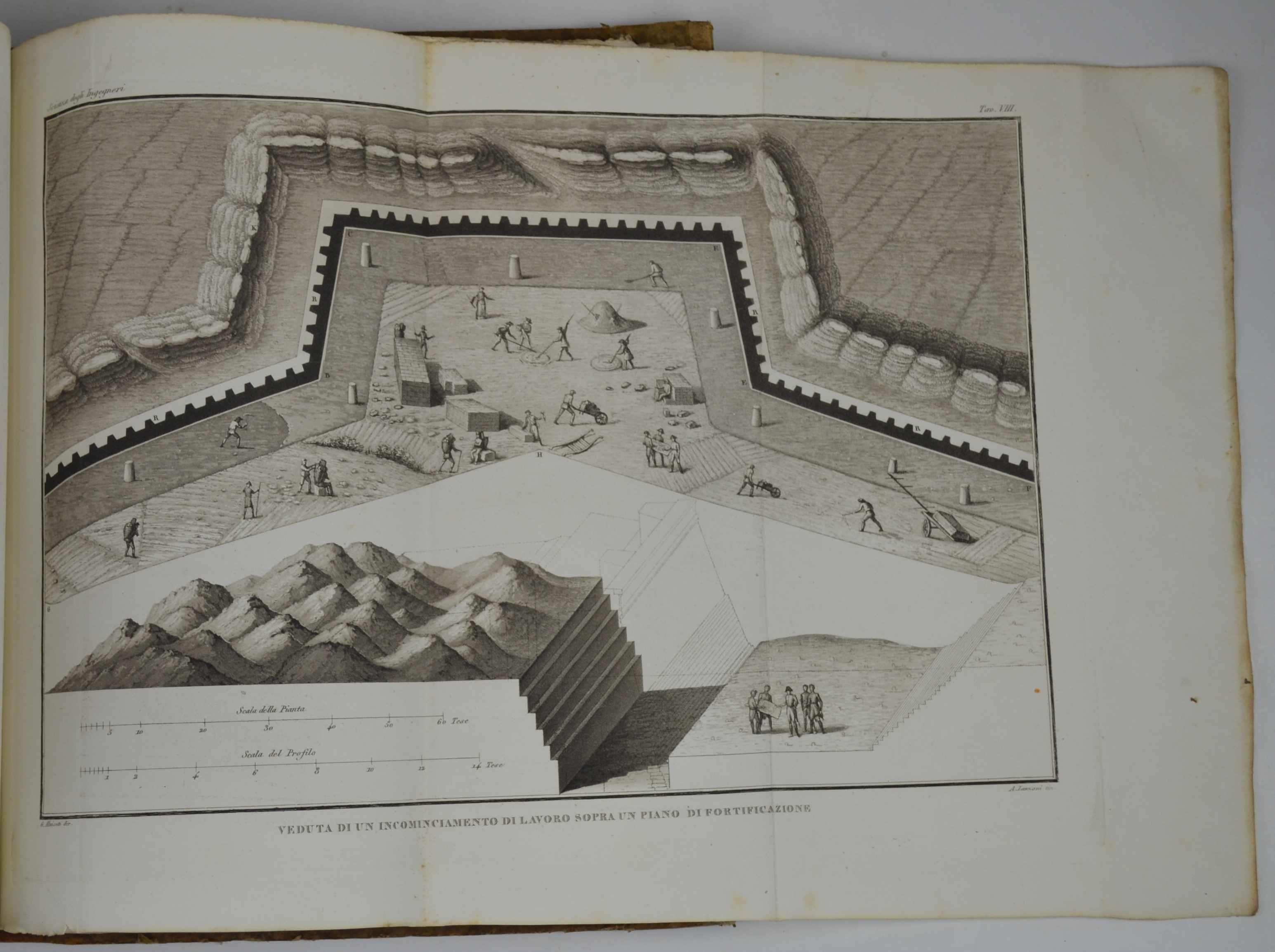 La scienza degli ingegneri nella direzione delle opere di fortificazione e d'architettura civile… Versione italiana di Luigi Masieri…