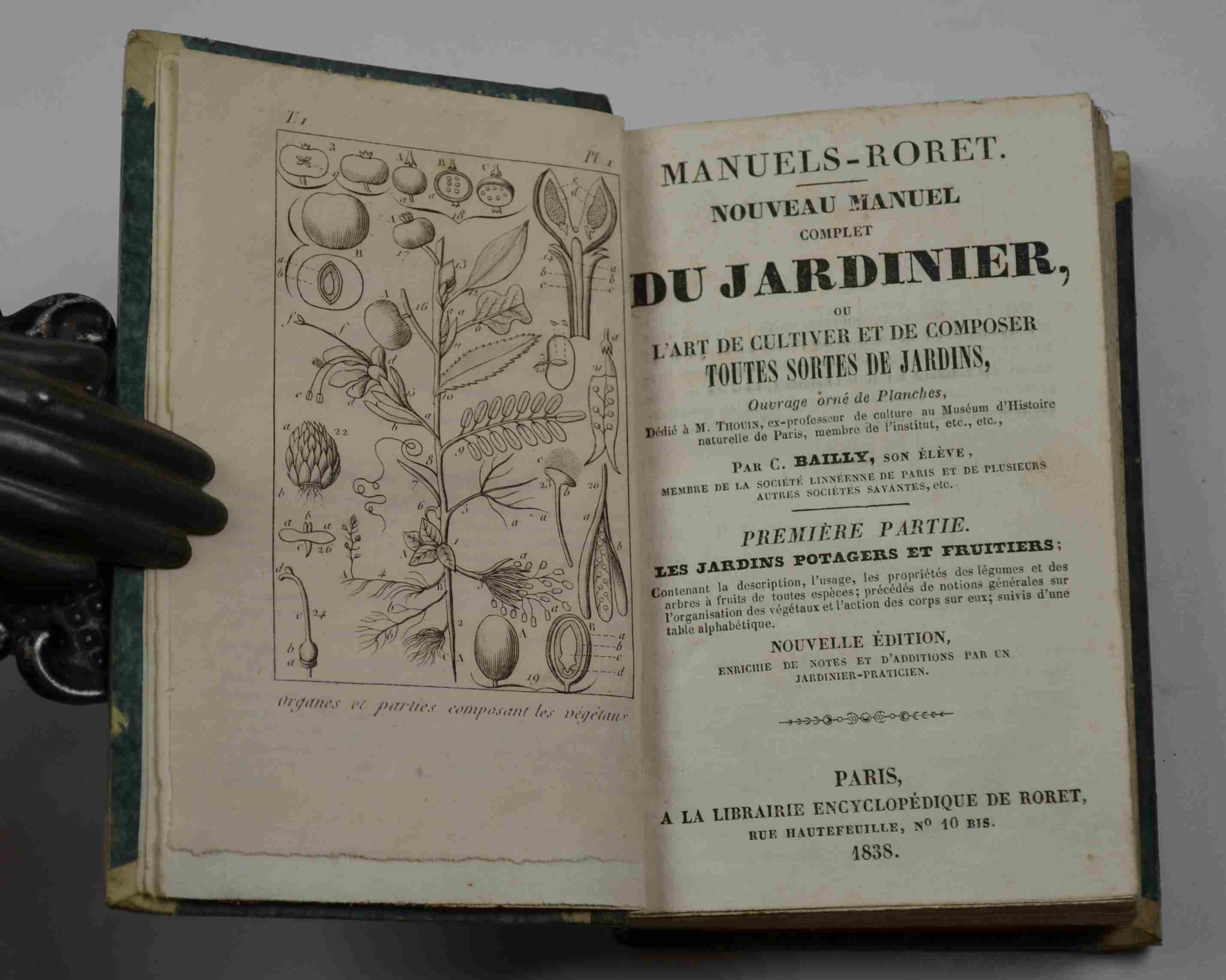 Nouveau manuel complet du jardinier, ou l`art de cultiver et de composer toutes sortes de jardins…