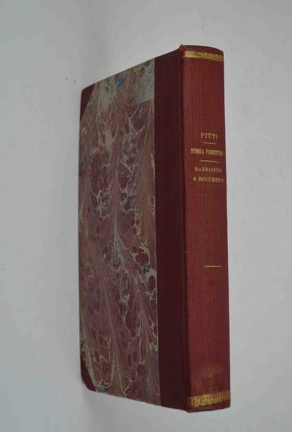 Istoria fiorentina illustrata con documenti e note - Jacopo Pitti - copertina