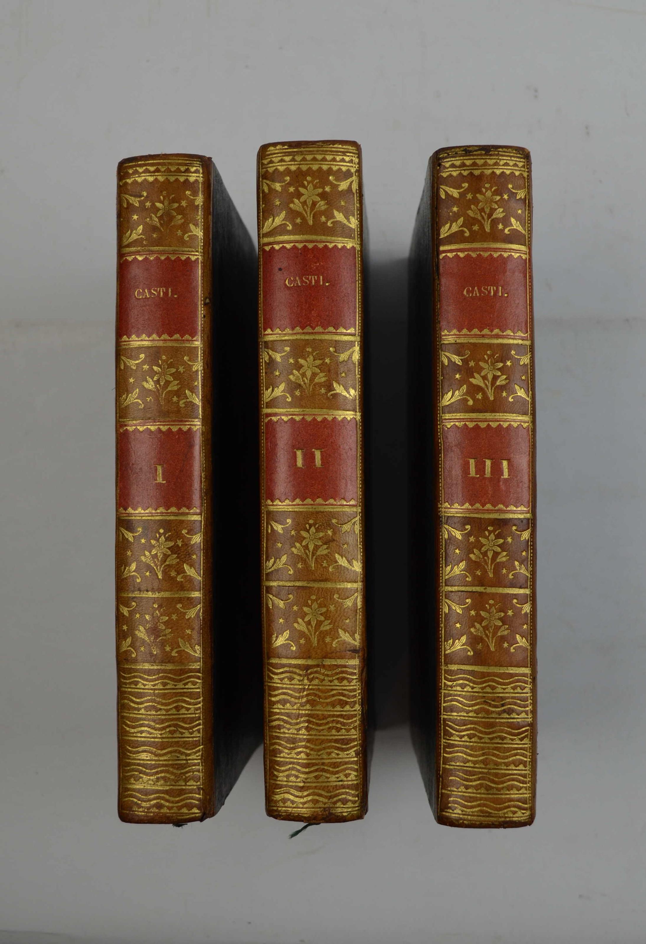 Gli animali parlanti, poema epico diviso in ventisei canti. Vi sono in fine aggiunti quattro apologhi del medesimo autore non appartenenti al Poema