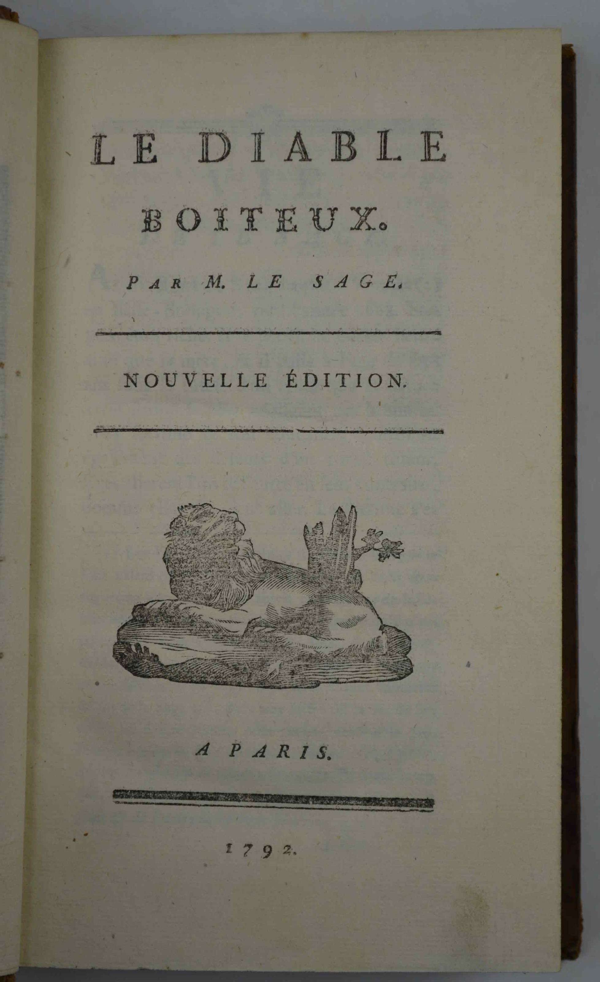 Le diable boiteux. nouvelle édition