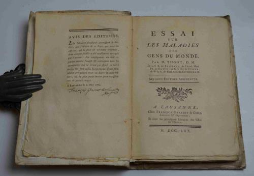 Essai sur les maladies des gens du monde.. Seconde édition augmentée - S. Tissot - copertina