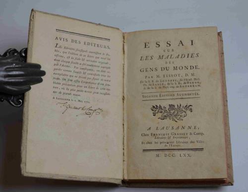 Essai sur les maladies des gens du monde.. Seconde édition augmentée - S. Tissot - copertina