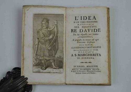 L' idea d'un vero penitente re Davide da lui espressa nel salmo cinquantesimo, e proposta da imitare ad ogni penitente cristiano dedicata a S. Margherita di Cortona - Alessandro Diotallevi - copertina