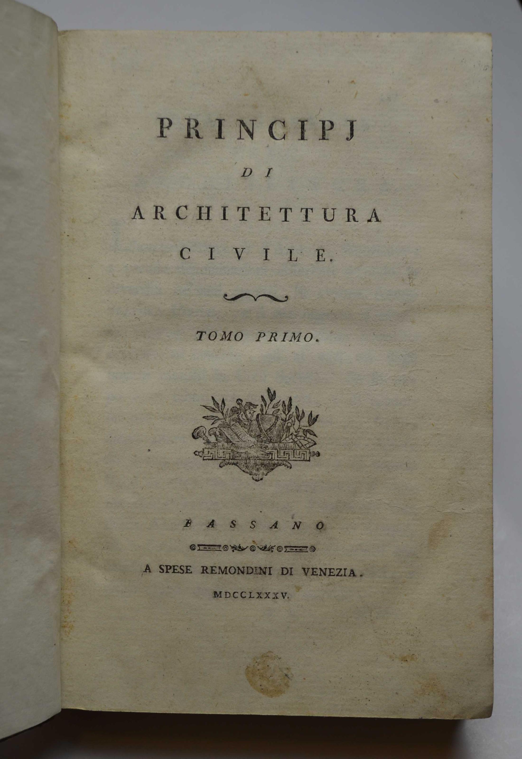 Principj di architettura civile.