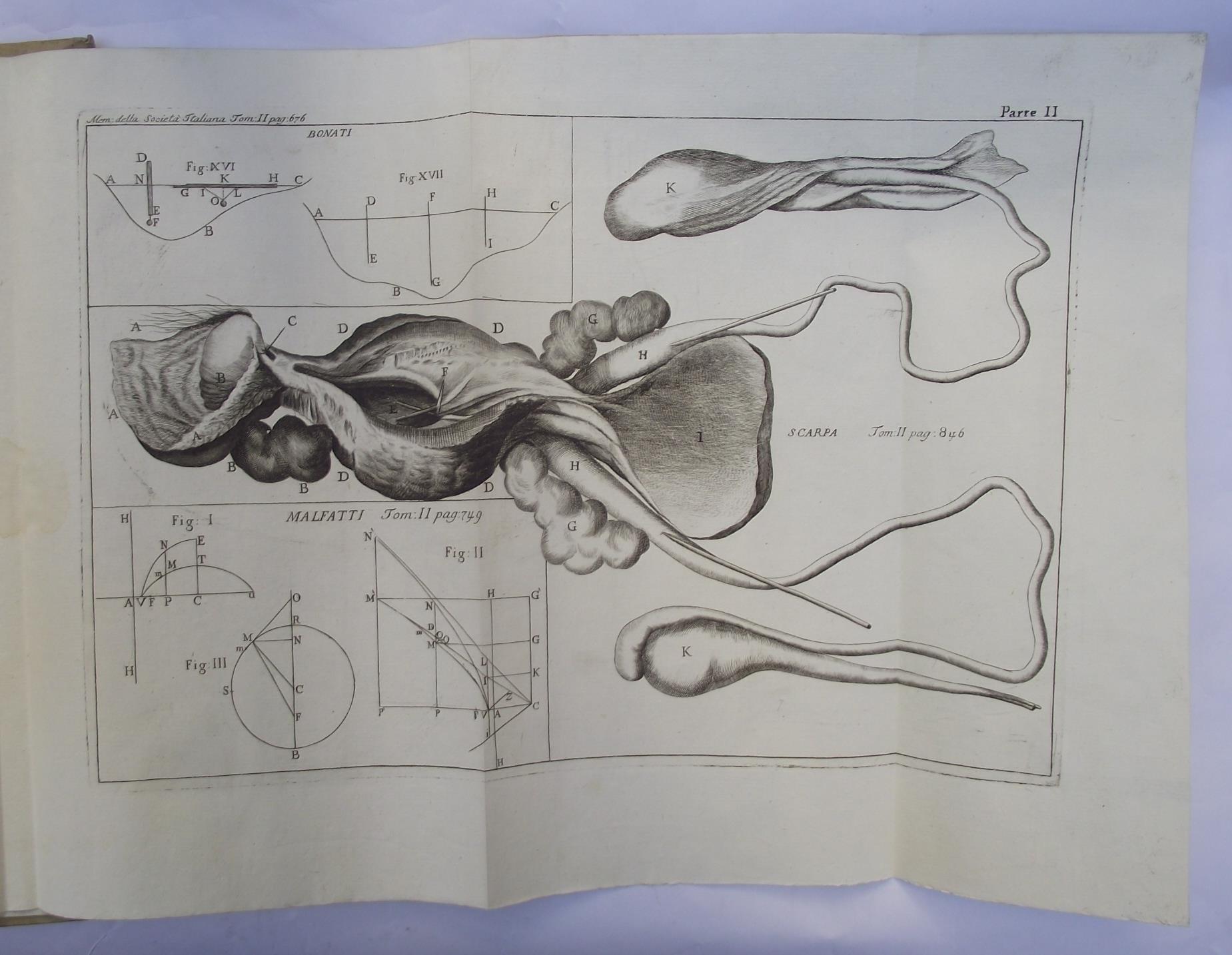 Memorie di Matematica e Fisica della Società Italiana. Tomo I e II