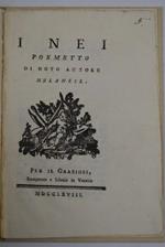 I nei. Poemetto di noto autore milanese