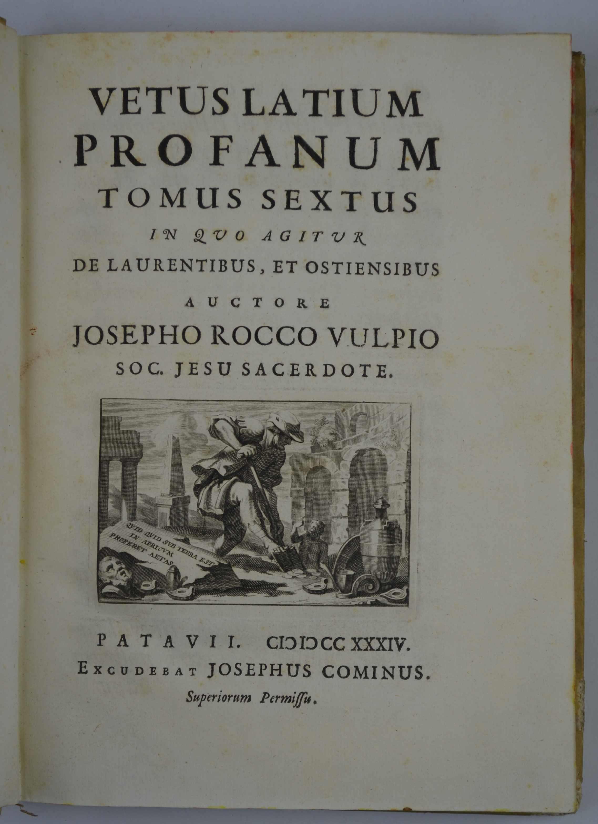 Vetus Latium Profanum et Sacrum Tomus quintus