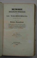 Memorie idarulico-storiche sopra la Val-di-Chiana