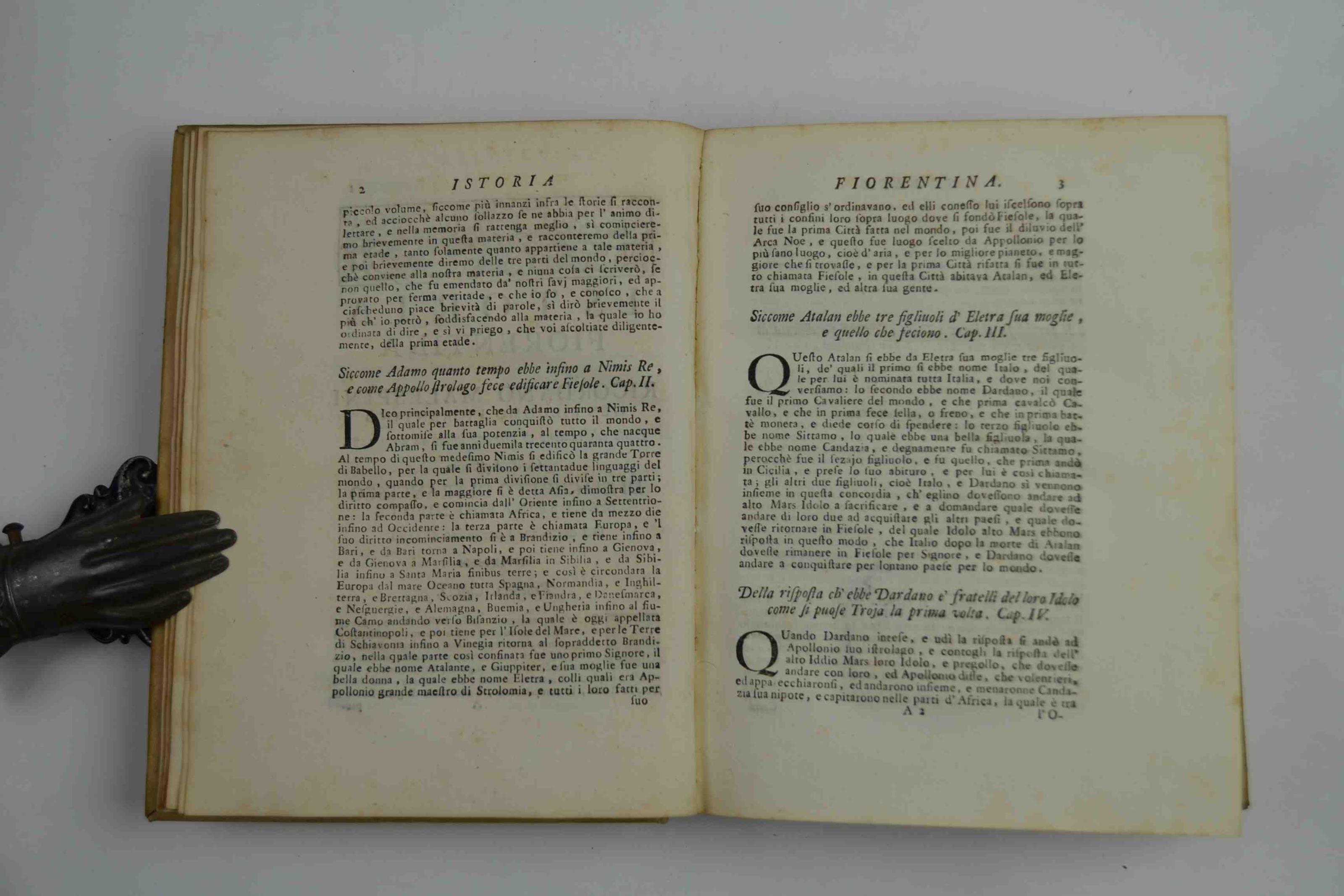 Istoria fiorentina. coll'aggiunta di Giochetto Malespini e la Cronica di Giovanni Morelli