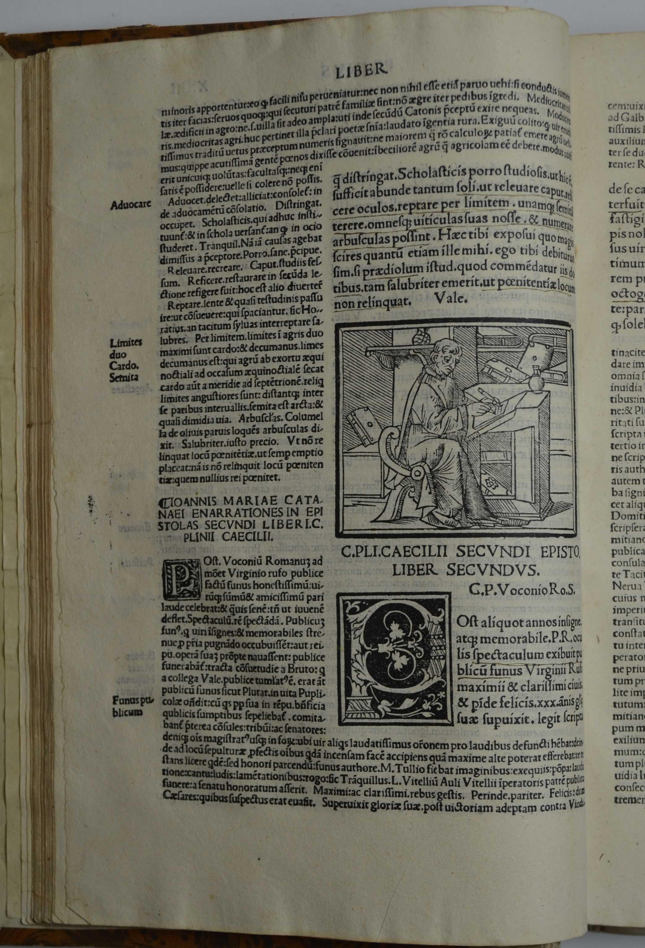Libri epistolarum novem addito nuc et decimo cum Panegyrico.i. oratione de laudibus Traiani Iperatoris.