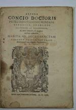 Altera concio. habita ad sacrosanctam synodum Trident. Die beati Hieronymi XXX. Mensis Septembris. M.D.LXII