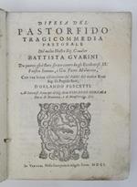 Difesa del Pastor Fido da quanto gli è stato scritto contro da gli Eccellentiss. SS. Faustin ummo, e Gio. Pietro Malacreta