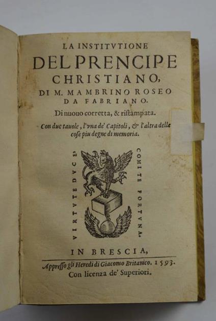 Trattato in due libri diviso. Nel quale còl mezo di cinquanta Casi vien posto in atto prattico il modo di ridurre à pace ogni sorte di privata inimicizia, nata per cagion d'Honore - copertina