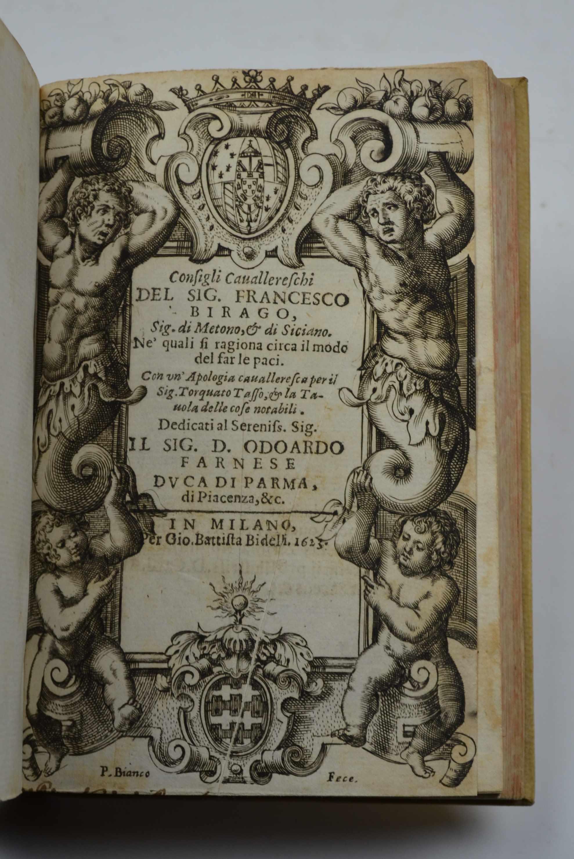 Discorsi cavallereschi. Ne' quali con rifiutare la dottrina Cavallerescha del sig. Giovambattista Olevano, s'insegna ad honorevolmente racchettare le Querele, nate per cagion d'honore
