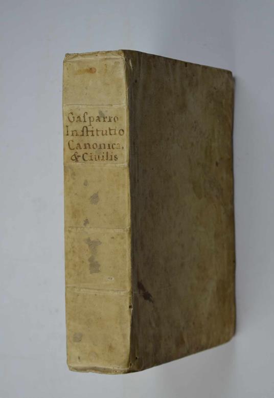 Institutiones juris civilis… - Francesco M. Gasparro - copertina