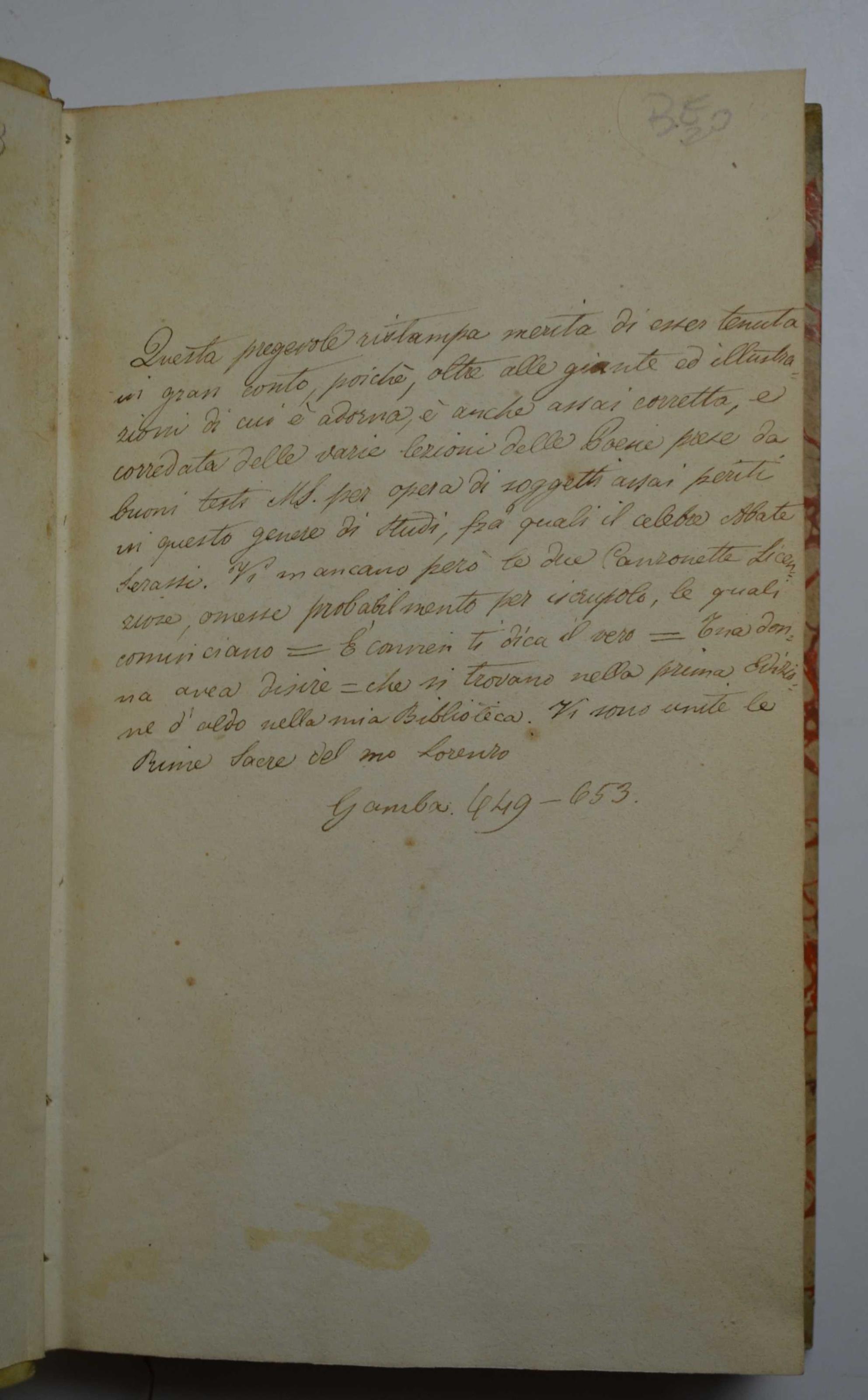 Poesie in questa edizione nei luoghi mancanti e scorretti compite, e alla vera lezione ridotte. S'aggiungono le Stanze della Nancia, i Beoni, le Rime Spirituali, e altre Prose inedite con alcune Memorie attenenti all sua Vita, Testimonianze, ec