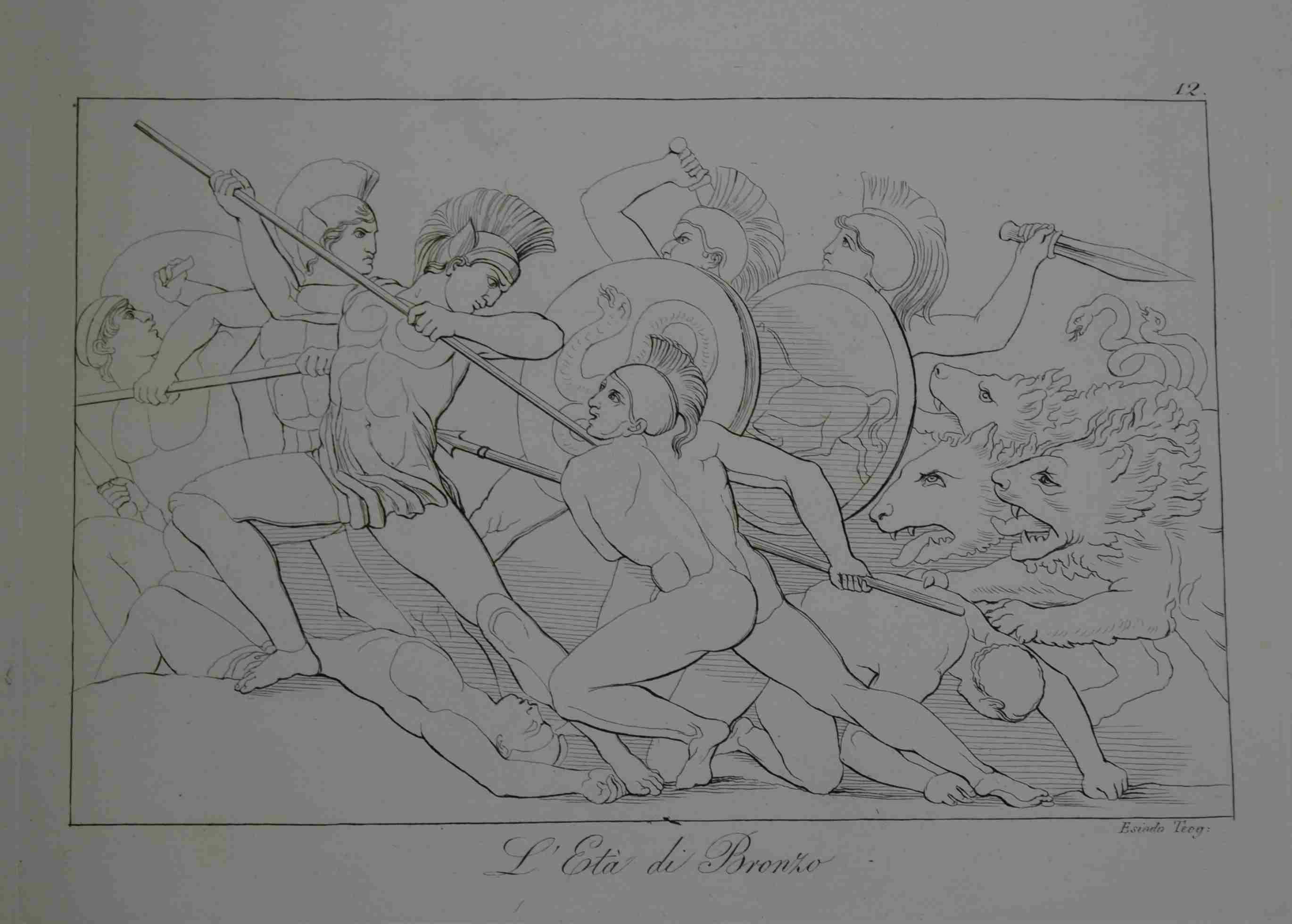 Le tragedie rappresentate in figure da Giovanni Flaxman conforme alla edizione di Londra del MDCCCV