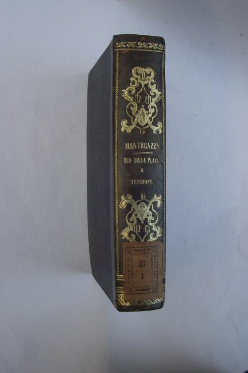 Rio de la Plata e Tenerife. Viaggi e studj. - Paolo Mantegazza - copertina