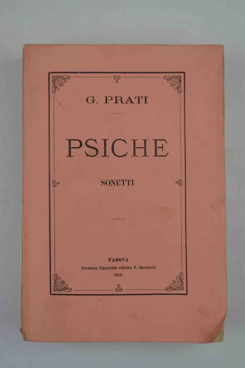 Psiche. Sonetti - Giovanni Prati - copertina
