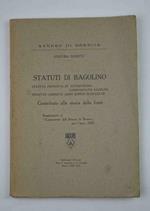 Statuti di Bagolino… Contributo alla storia delle fonti