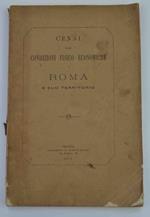 Cenni sulle condizioni fisico-economiche di Roma e suo territorio
