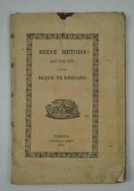 Breve metodo per far uso delle Acque di Recoaro con la giunta di alcune storie d'infermità sanate con le medesime