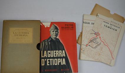 La guerra d'Etiopia con prefazione del Duce - Pietro Badoglio - copertina
