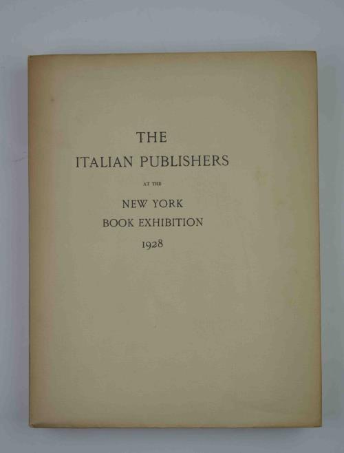 Esposizione di libri italiani. New York 1928 - copertina
