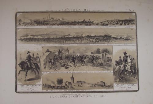 Custoza 1848-66. Album storico artistico militare… Parte prima - Custoza 1848 - Quinto Cenni - copertina